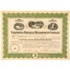 Image 1 : California-Hawaiian Development Co. Stock Certificate  (101545)