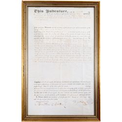 Vallejo Signed Document, 1853  (103310)