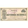 Image 1 : Trinity Hydraulic Gold Mining Co. Stock Certificate  (100844)
