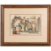Image 1 : Mining / Lithograph /" Hut Of A California Miner. "  (102138)