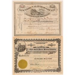 NY Gold / CA Placer Mines  (100419)