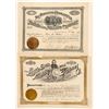 Image 1 : Two Nicely Illustrated Colorado Mining Stock Certificates  (91724)