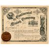 Image 1 : The Continental Mining Company Stock Certificate  (100871)