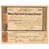 Image 1 : Mount Alpine Gold Company of Colorado Stock Certificate  (91872)