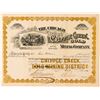 Image 1 : Chicago Cripple Creek Gold Mining Co. Stock Certificate  (91792)