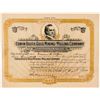 Image 1 : Edwin Booth Gold Mining & Milling Co. Stock Certificate  (91595)