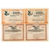 Image 1 : Four Isabella Gold Mining Company Stock Certificates incl. Hagerman Signature   (91604)
