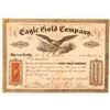 Image 1 : Eagle Gold Company Stock Certificate  (91874)