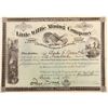 Image 1 : Little Willie Mining Company Stock Certificate  (102499)