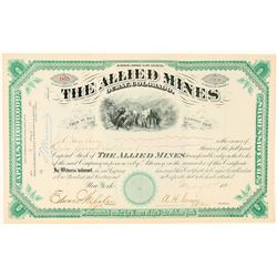 Allied Mines Stock Certificate  (91570)