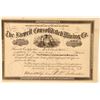 Image 1 : Farwell Consolidated Mining Company Stock Certificate  (100869)