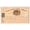 Image 1 : Bear Creek Mining Company Stock Certificate  (91617)