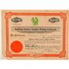 Image 1 : Bullfrog Golden Sceptre Mining Company Certificate  (101590)