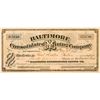 Image 1 : Baltimore Consolidated Mining Company Stock Certificate  (100922)