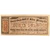 Image 1 : Bowen Owen Gold & Silver MIning Company Stock - NUMBER 1 to BOWEN  (91926)