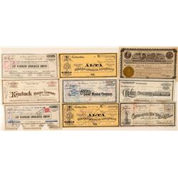 Gold Hill, Nevada Mining Stock Suite  (101620)