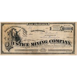 Justice Mining Company Stock  (91943)