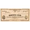 Image 1 : Morning Star Silver Mining Co. Stock Certificate (G.T. Brown Lith.)  (100731)