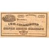 Image 1 : Ural Cons. Silver Mining Co. Stock Certificate (GT Brown Lith.)  (100959)