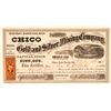 Image 1 : Chico Gold & Silver Mining Co. Stock Certificate Signed by California Pioneer John Bidwell   (100738