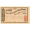 Image 1 : Lane & Fuller Silver Mining Company Stock Certificate  (100736)
