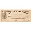 Image 1 : Cowing & Zabriskie Mining Company Stock Certificate  (91869)
