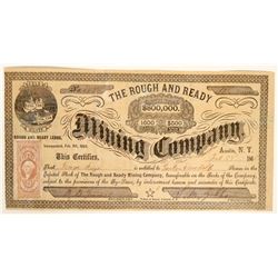 Rough and Ready Mining Company Stock  (91910)