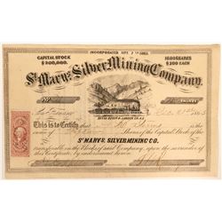 St. Mary's Silver Mining Company Stock  (91939)