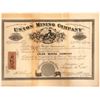 Image 1 : Union Mining Company Stock  (91952)