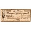 Image 1 : Champion Consolidated Mining & Smelting Co. Stock Certificate  (91856)