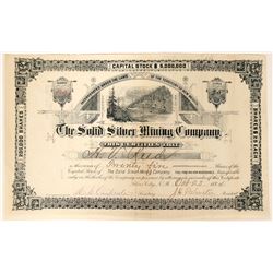 Solid Silver Mining Company Stock  (90542)