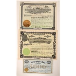 Three New Mexico Stock Certificates  (90530)