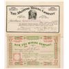Image 1 : Two Different Deadwood, Dakota Territory Mining Stock Certificates  (100776)
