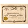 Image 1 : Cedar Valley Gold Mining Co. Stock Certificate  (100787)