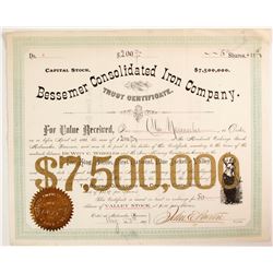 Bessemer Con. Iron Stock  (80768)