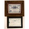 Image 2 : 8 Mining stocks (7 framed)  (100412)