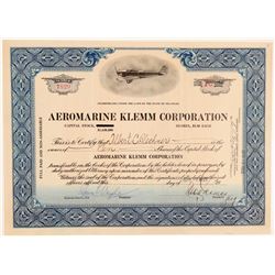 Aeromarine Klemm Corporation Stock  (102303)