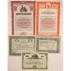 Airport Stock Certificates and Bonds  (102562)