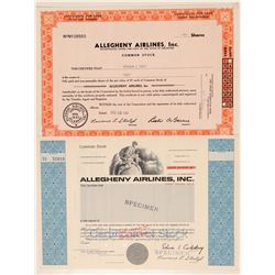 Allegheny Airlines Stocks  (101475)