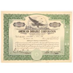 American Dirigible Corporation Stock  (102277)
