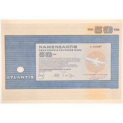 Atlantis Airline Stock Certificate  (103411)