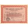 Image 1 : Bird Aircraft Corporation Stock Certificate  (103396)