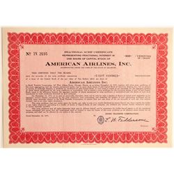 Early American Airlines Stock   (102241)