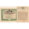 Image 1 : Gulf States Aircraft Company Stock Certificate & Letter  (102619)
