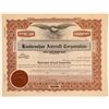 Image 1 : Knabenshue Aircraft Corporation Stock Certificate  (102581)