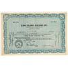 Image 1 : Long Island Airlines, Inc. Stock Certificate  (102589)