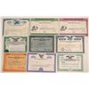 Image 1 : Nine Air Freight Companies Stock Certificates  (102555)