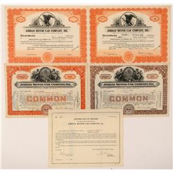 Jordan Motor Car Company Stocks  (91665)