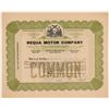 Image 1 : Requa Motor Company Stock Certificate  (103435)