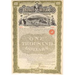 Colorado Midland Railway Co. Bond  (104855)